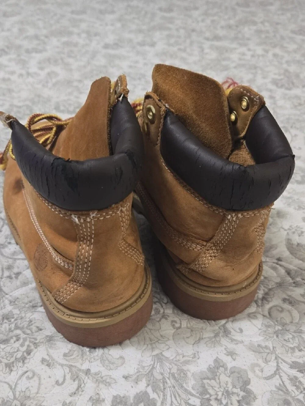 Timberland Wheat/Tan Lace-Up Work Boots